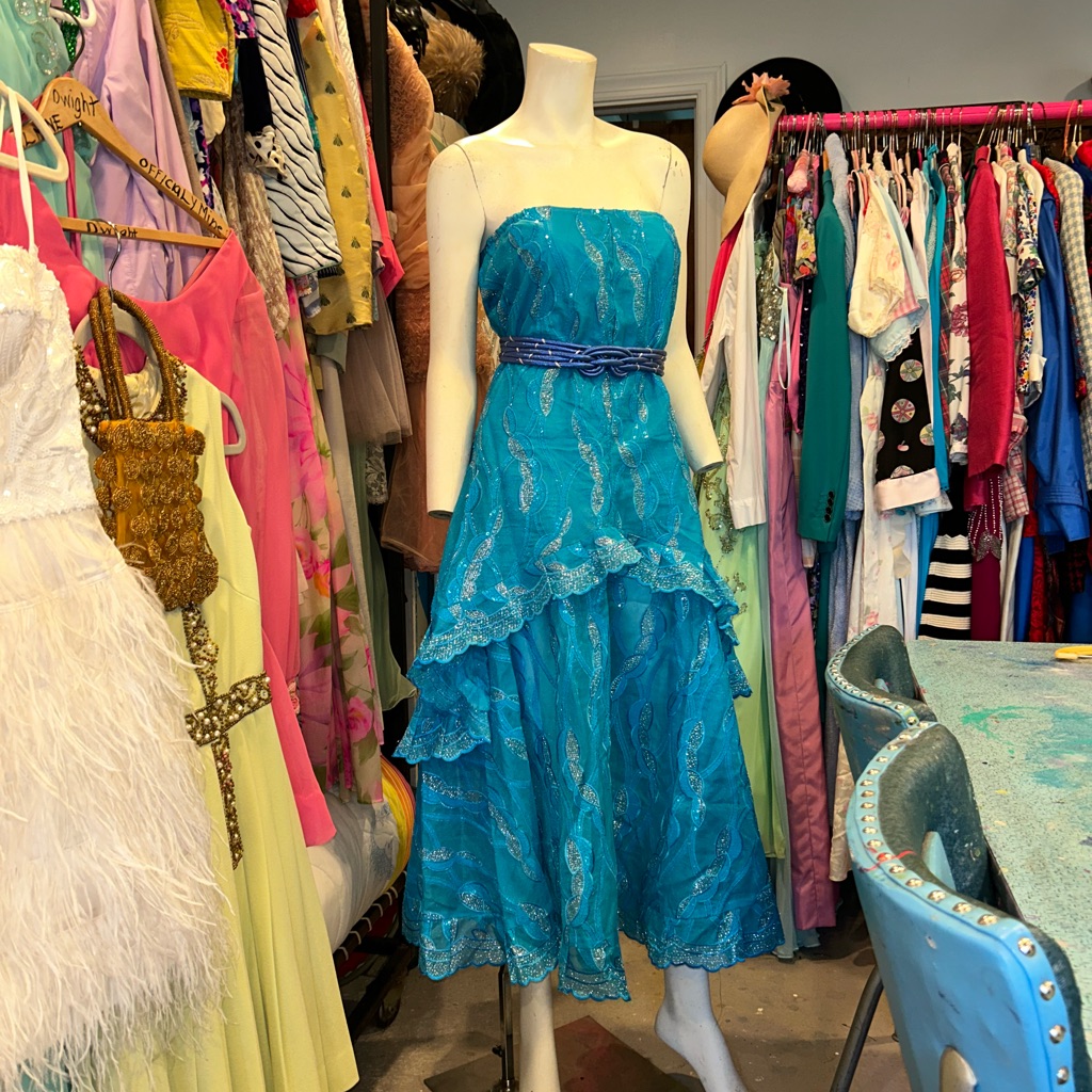 Caribbean Blue Gown
